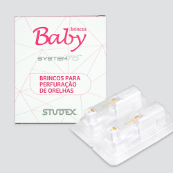 Brinco Baby Bolinha 3mm Dourado Brinco Baby Bolinha 3mm Dourado